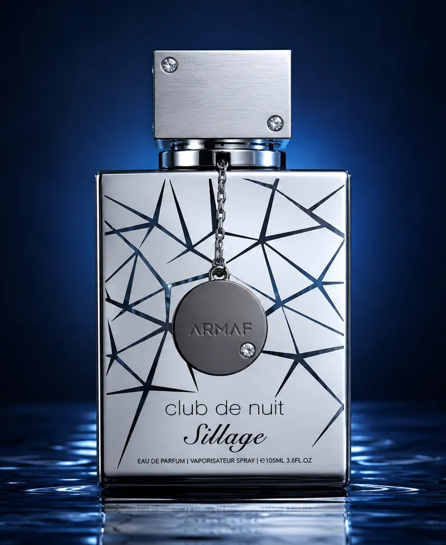 Frasco Club de Nuit Sillage plateado